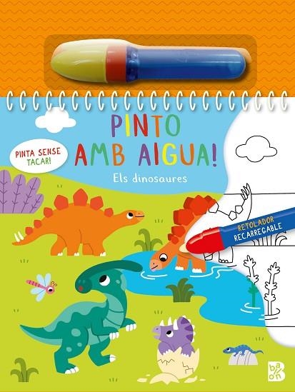 PINTO AMB AIGUA-ELS DINOSAURES | 9789403242866 | BALLON | Llibreria Online de Vilafranca del Penedès | Comprar llibres en català