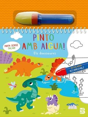PINTO AMB AIGUA-ELS DINOSAURES | 9789403242866 | BALLON | Llibreria Online de Vilafranca del Penedès | Comprar llibres en català