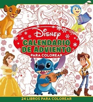 DISNEY. CALENDARIO DE ADVIENTO PARA COLOREAR | 9788410029729 | DISNEY | Llibreria L'Odissea - Libreria Online de Vilafranca del Penedès - Comprar libros