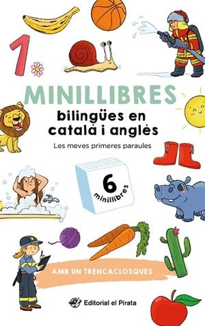 MINILLIBRES BILINGÜES EN CATALÀ I ANGLÈS - LES MEVES PRIMERES PARAULES | 9788419912459 | DEL PIRATA, EDICIONS | Llibreria L'Odissea - Libreria Online de Vilafranca del Penedès - Comprar libros