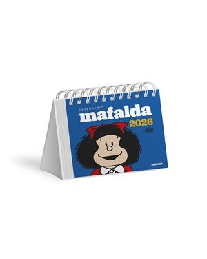 MAFALDA 2026, CALENDARIO ESCRITORIO AZUL | 9786316693198 | QUINO | Llibreria L'Odissea - Libreria Online de Vilafranca del Penedès - Comprar libros