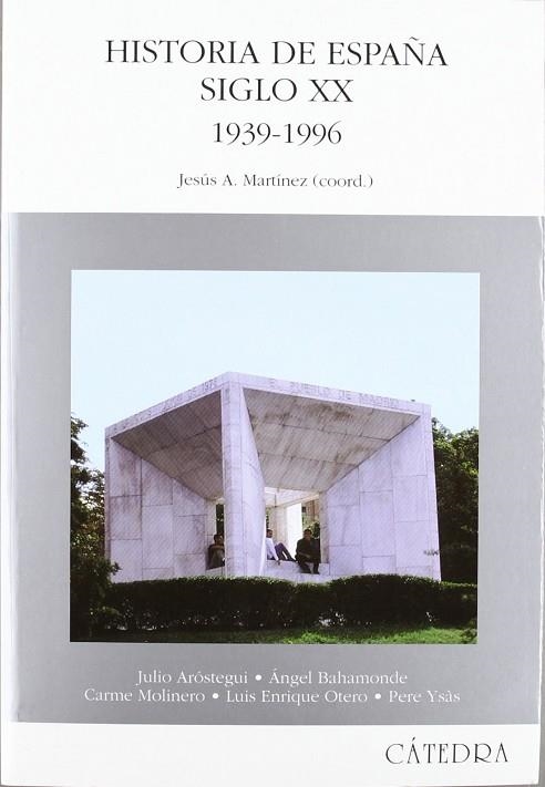 HISTORIA DE ESPAÑA SIGLO XX 1939-1996 | 9788437617039 | MARTINEZ | Llibreria L'Odissea - Libreria Online de Vilafranca del Penedès - Comprar libros