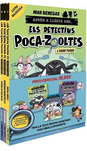 PACK APRÈN A LLEGIR AMB... ELS DETECTIUS POCA-ZOOLTES!  7,8 I 9: EN LLETRA MAJÚS | 9791387782955 | BENEGAS, MAR | Llibreria Online de Vilafranca del Penedès | Comprar llibres en català