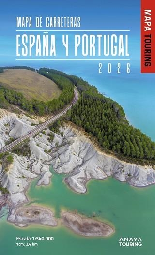 MAPA DE CARRETERAS DE ESPAÑA Y PORTUGAL 1:340.000, 2026 | 9788491589969 | ANAYA TOURING | Llibreria L'Odissea - Libreria Online de Vilafranca del Penedès - Comprar libros