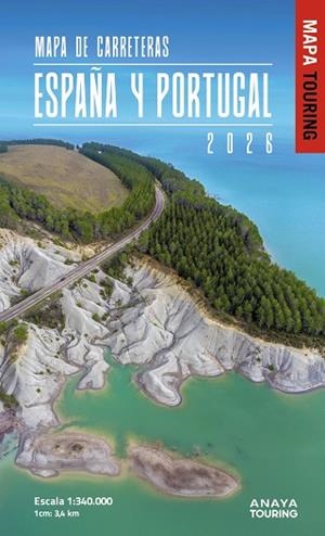 MAPA DE CARRETERAS DE ESPAÑA Y PORTUGAL 1:340.000, 2026 | 9788491589969 | ANAYA TOURING | Llibreria L'Odissea - Libreria Online de Vilafranca del Penedès - Comprar libros