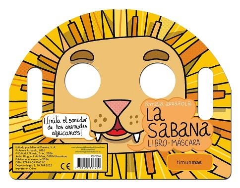 LA SABANA. LIBRO-MÁSCARA | 9788408304210 | ARRAZOLA, AMAIA | Llibreria Online de Vilafranca del Penedès | Comprar llibres en català