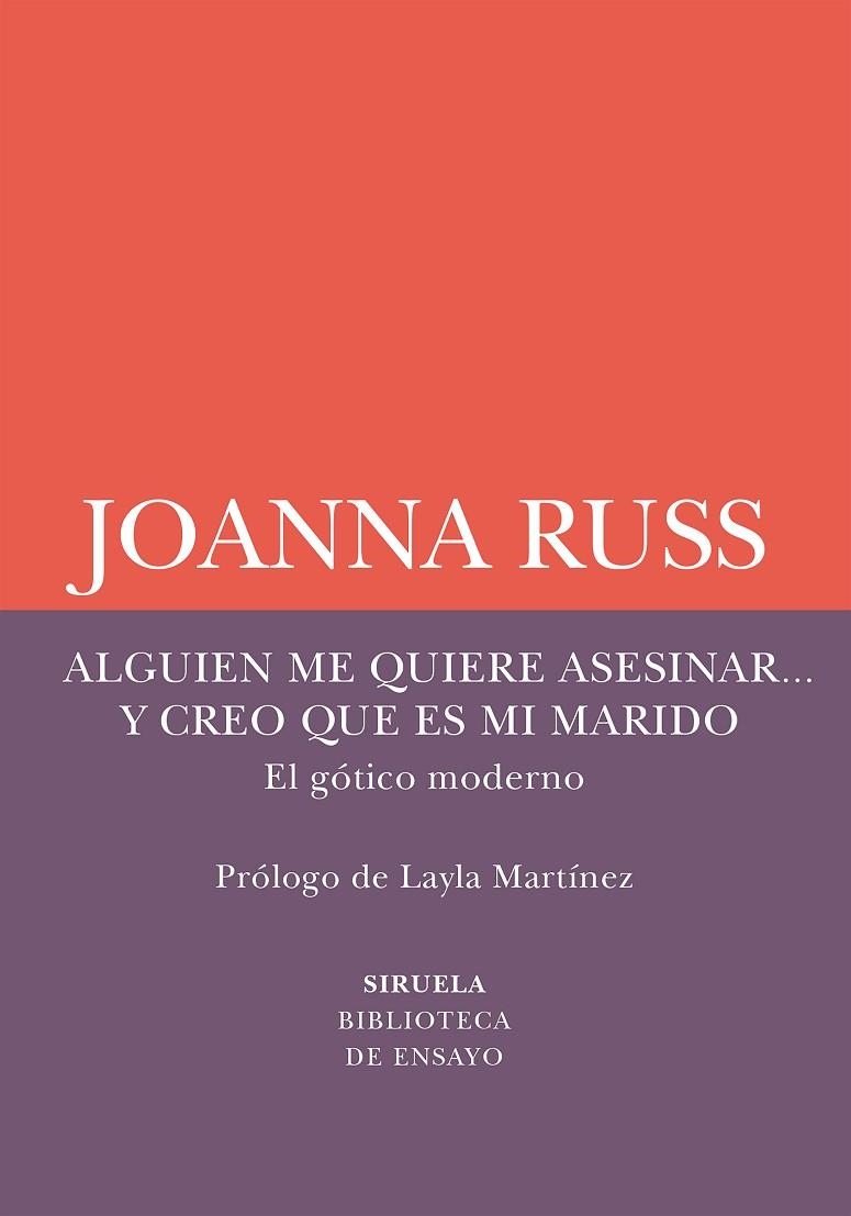 ALGUIEN ME QUIERE ASESINAR Y CREO QUE ES MI MARIDO | 9791387688714 | RUSS, JOANNA | Llibreria Online de Vilafranca del Penedès | Comprar llibres en català