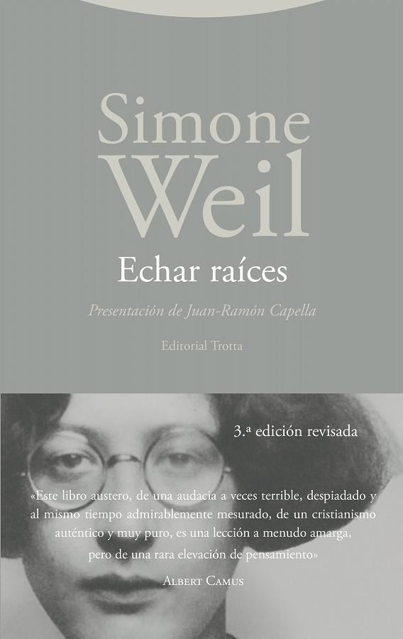 ECHAR RAÍCES | 9788413643571 | WEIL, SIMONE | Llibreria L'Odissea - Libreria Online de Vilafranca del Penedès - Comprar libros