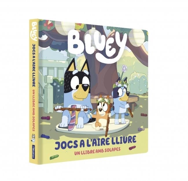 BLUEY. LLIBRE DE CARTRÓ AMB SOLAPES - JOC A L'AIRE LLIURE | 9788448872748 | BLUEY | Llibreria Online de Vilafranca del Penedès | Comprar llibres en català