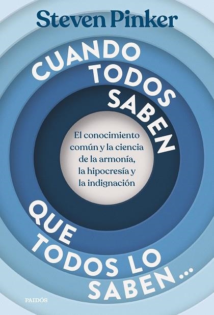 CUANDO TODOS SABEN QUE TODOS LO SABEN | 9788449345104 | PINKER, STEVEN | Llibreria Online de Vilafranca del Penedès | Comprar llibres en català