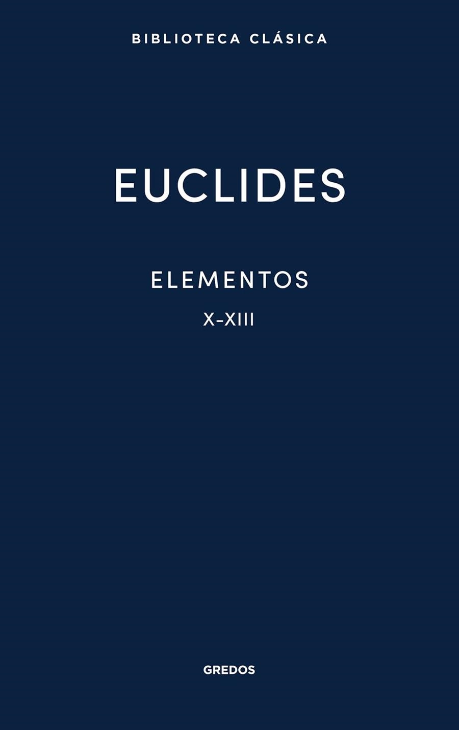 ELEMENTOS X-XIII | 9791387896249 | DE ALEJANDRÍA, EUCLIDES | Llibreria Online de Vilafranca del Penedès | Comprar llibres en català