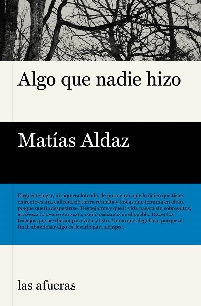 ALGO QUE NADIE HIZO | 9791399131116 | ALDAZ, MATÍAS | Llibreria Online de Vilafranca del Penedès | Comprar llibres en català