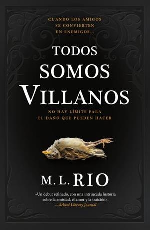 TODOS SOMOS VILLANOS | 9788419030474 | RIO, M.L. | Llibreria L'Odissea - Libreria Online de Vilafranca del Penedès - Comprar libros