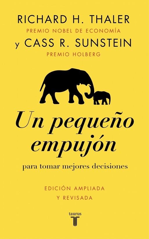 UN PEQUEÑO EMPUJÓN | 9788430628872 | THALER, RICHARD H./SUNSTEIN, CASS R. | Llibreria L'Odissea - Libreria Online de Vilafranca del Penedès - Comprar libros