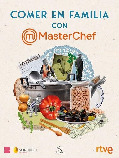 COMER EN FAMILIA CON MASTERCHEF | 9788467080988 | SHINE/RTVE | Llibreria L'Odissea - Libreria Online de Vilafranca del Penedès - Comprar libros