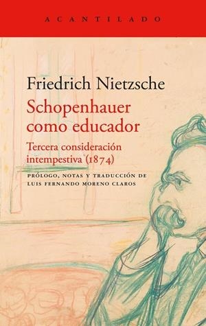 SCHOPENHAUER COMO EDUCADOR | 9791387964238 | NIETZSCHE, FRIEDRICH | Llibreria Online de Vilafranca del Penedès | Comprar llibres en català