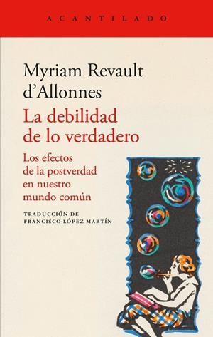 LA DEBILIDAD DE LO VERDADERO | 9791387964252 | REVAULT D'ALLONNES, MYRIAM | Llibreria Online de Vilafranca del Penedès | Comprar llibres en català