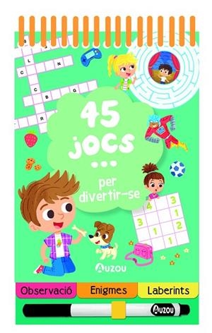 45 JOCS PER DIVERTIR-SE | 9791039534024 | POTARD, CÉLINE/TAFUNI, GABRIEL | Llibreria Online de Vilafranca del Penedès | Comprar llibres en català