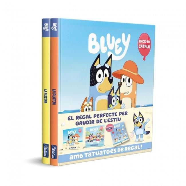 BLUEY. UN CONTE - A LA PLATJA! A LA PISCINA! PACK AMB DOS LLIBRES DE BLUEY PER G | 9788448874315 | BLUEY | Llibreria Online de Vilafranca del Penedès | Comprar llibres en català