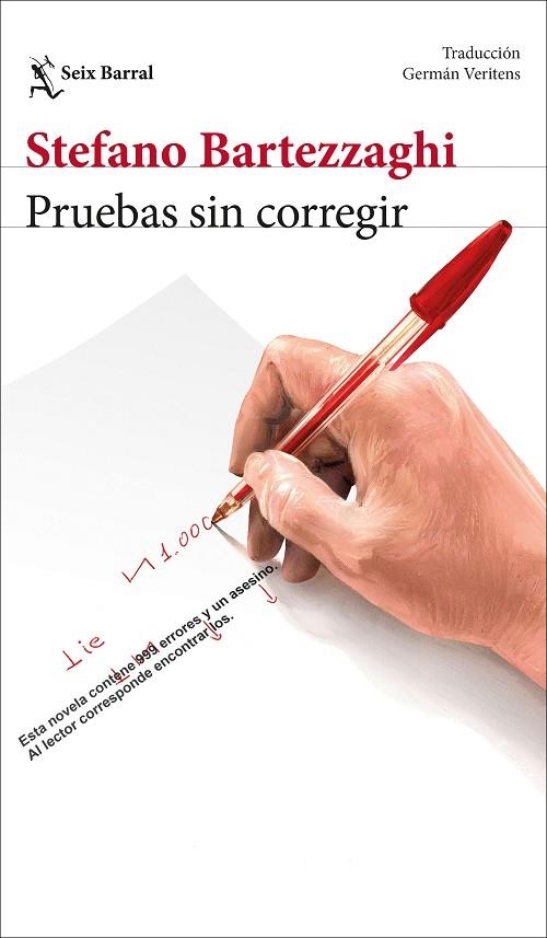 PRUEBAS SIN CORREGIR | 9788432250880 | BARTEZZAGHI, STEFANO | Llibreria Online de Vilafranca del Penedès | Comprar llibres en català