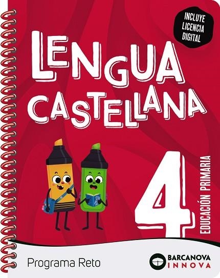 RETO 4. LENGUA CASTELLANA | 9788448960483 | MONTERO, DIEGO/TÀPIA, OLÍVIA/MURILLO, NURIA | Llibreria Online de Vilafranca del Penedès | Comprar llibres en català