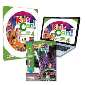 KIDS CAN! 4 ACTIVITY BOOK, EXTRAFUN & PUPIL'S APP: VERSIÓN DIGITAL | 9781380053206 | OMEROND, MARK/SHAW, DONNA | Llibreria Online de Vilafranca del Penedès | Comprar llibres en català