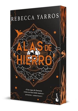 ALAS DE HIERRO. EDICIÓN ESPECIAL LIMITADA CON CANTOS DECORADOS | 9788408326472 | YARROS, REBECCA | Llibreria Online de Vilafranca del Penedès | Comprar llibres en català