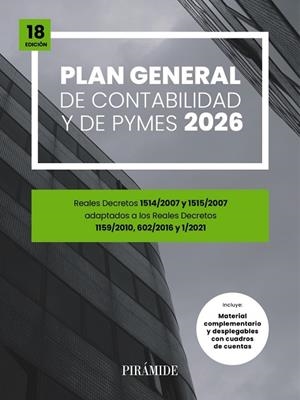 PLAN GENERAL DE CONTABILIDAD Y DE PYMES | 9788436851601 | EDICIONES PIRÁMIDE | Llibreria L'Odissea - Libreria Online de Vilafranca del Penedès - Comprar libros