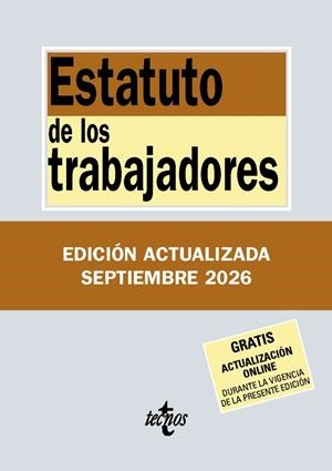 ESTATUTO DE LOS TRABAJADORES | 9788430994427 | EDITORIAL TECNOS | Llibreria Online de Vilafranca del Penedès | Comprar llibres en català