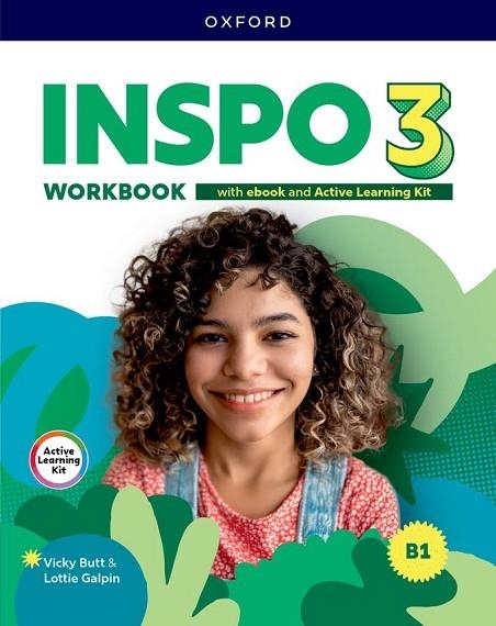 INSPO 3 WORKBOOK WITH EBOOK AND ACTIVE LEARNING KIT | 9780194190985 | BUTT, VICKY/GALPIN, LOTTIE | Llibreria Online de Vilafranca del Penedès | Comprar llibres en català