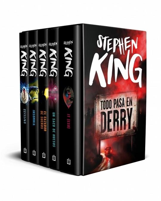 ESTUCHE TODO PASA EN DERRY (CONTIENE: IT | UN SACO DE HUESOS | EL CAZADOR DE SUE | 9788466390163 | KING, STEPHEN | Llibreria Online de Vilafranca del Penedès | Comprar llibres en català