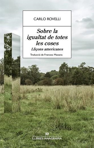 SOBRE LA IGUALTAT DE TOTES LES COSES | 9788433951021 | ROVELLI, CARLO | Llibreria Online de Vilafranca del Penedès | Comprar llibres en català