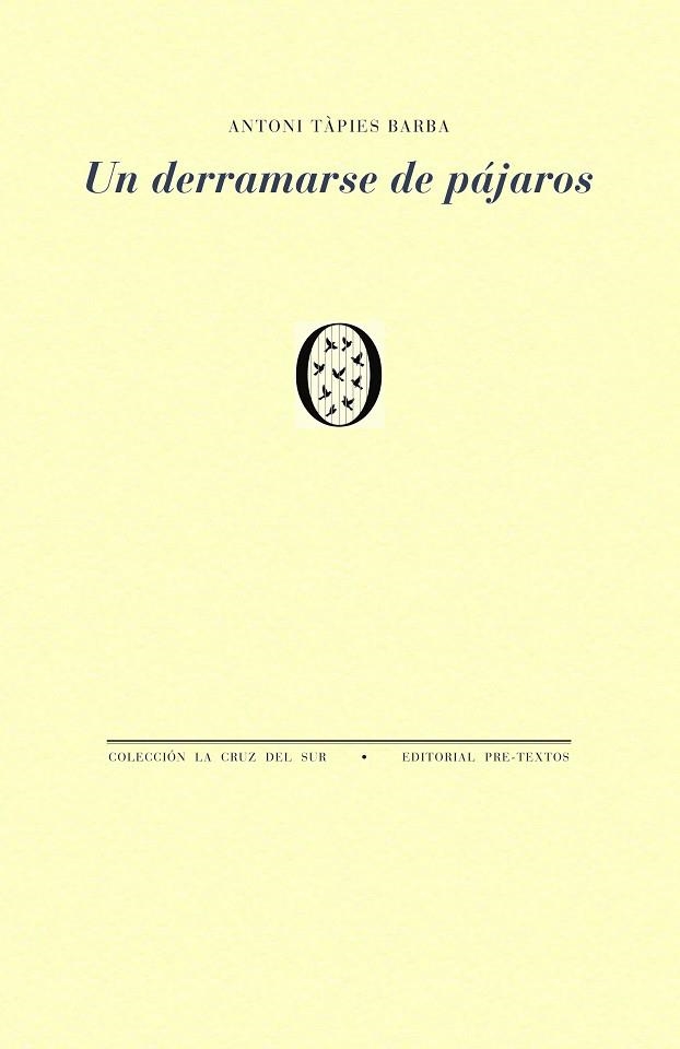 UN DERRAMARSE DE PÁJAROS | 9791388054495 | TÁPIES BARBA, ANTONIO | Llibreria Online de Vilafranca del Penedès | Comprar llibres en català
